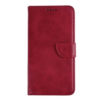 Rixus Buchhülle für Apple iPhone 16e, 17e Dark Red