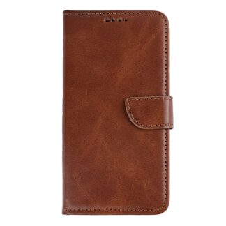 Rixus Buchhülle für Apple iPhone 16e, 17e Brown