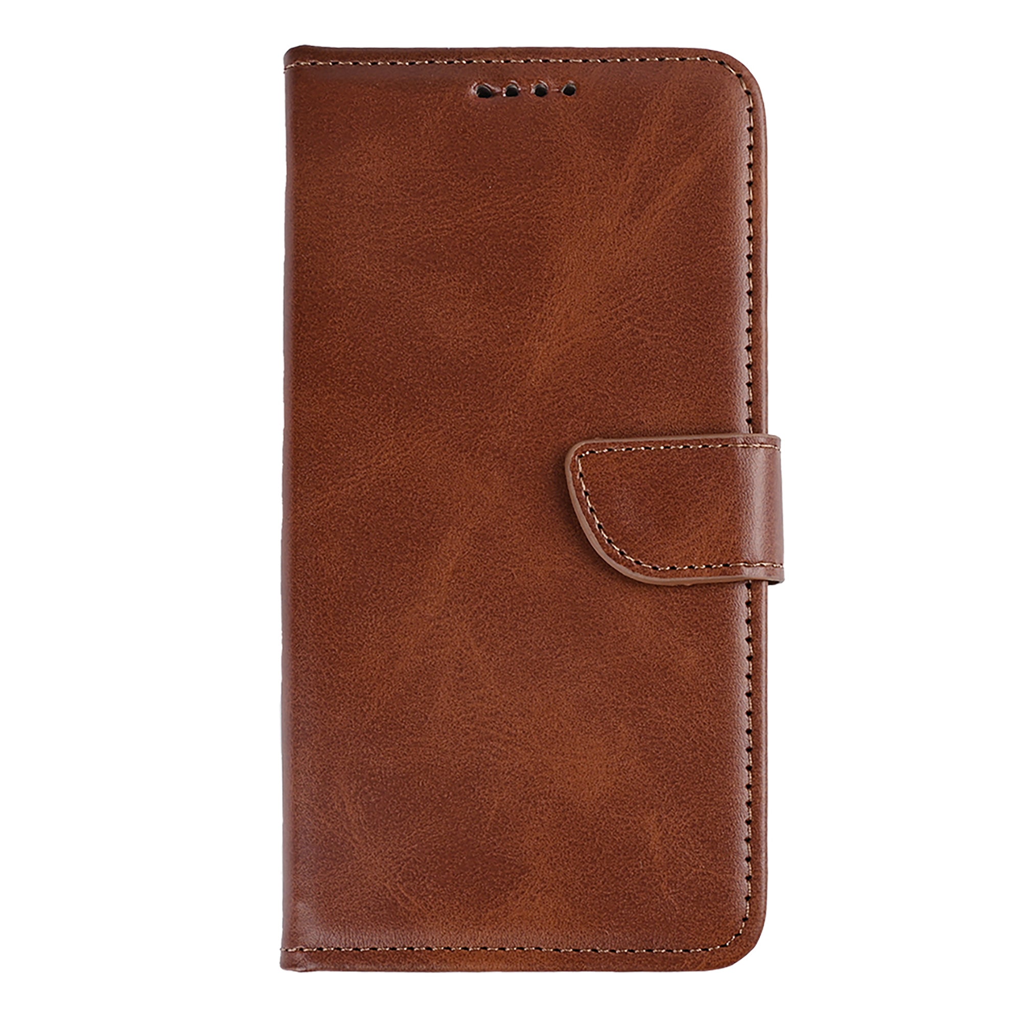 Rixus Buchhülle für Apple iPhone 16e, 17e Brown