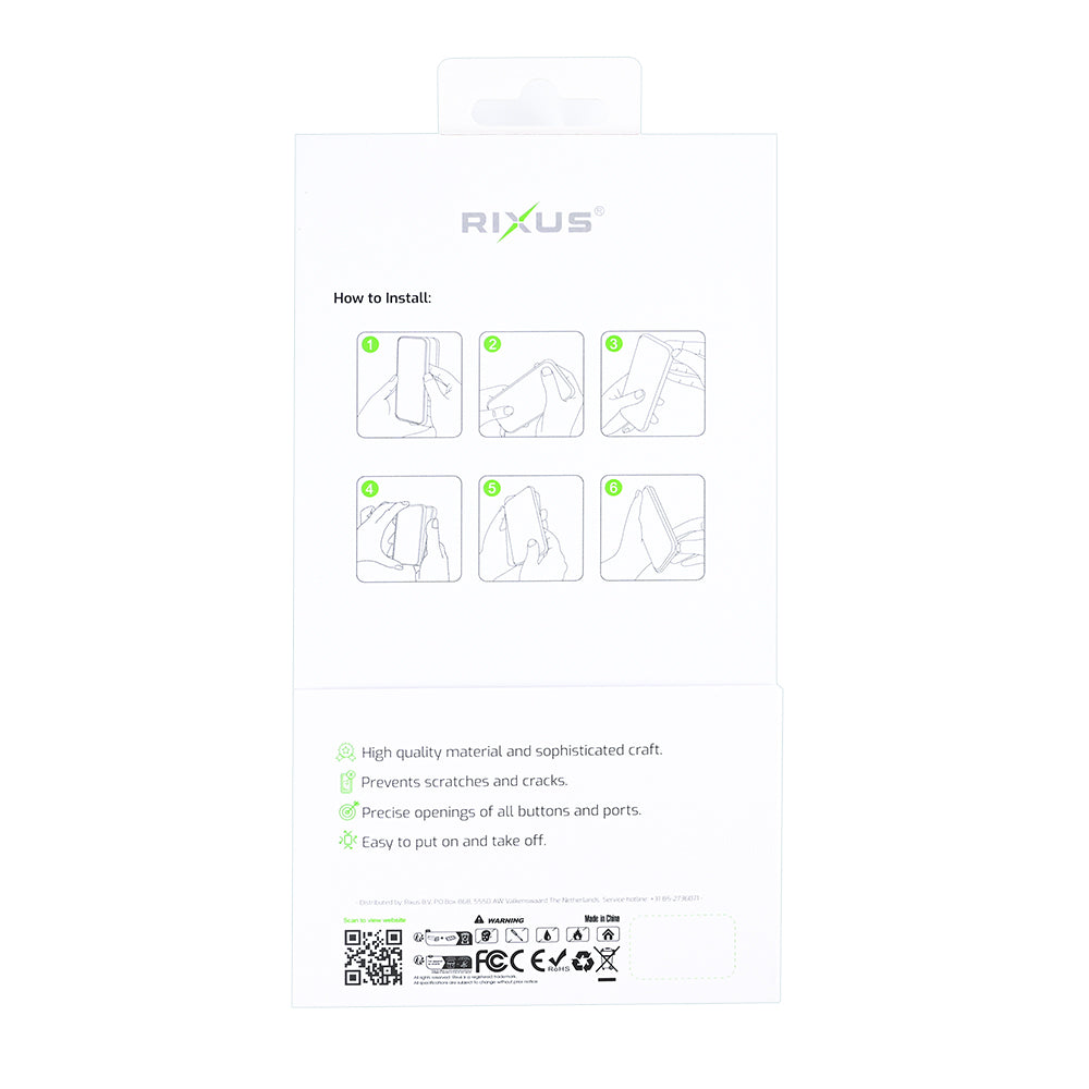 Rixus Mag Carbon mit MagSafe kompatibel für Apple iPhone 16e, 17e Titanium Grey – Bild 5