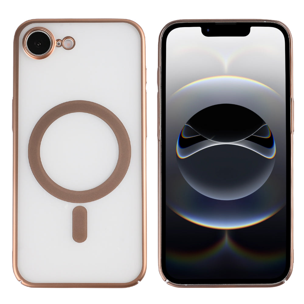 Rixus Instinct Mag Hülle für Apple iPhone 16e, 17e Desert Titanium – Bild 3