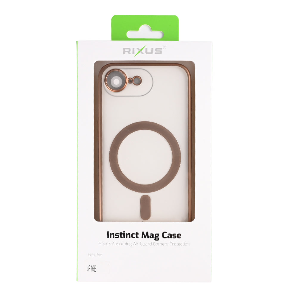 Rixus Instinct Mag Hülle für Apple iPhone 16e, 17e Desert Titanium – Bild 4