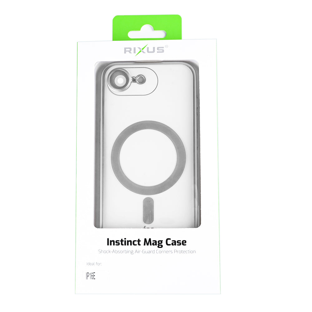 Rixus Instinct Mag Hülle für Apple iPhone 16e, 17e Silver – Bild 4