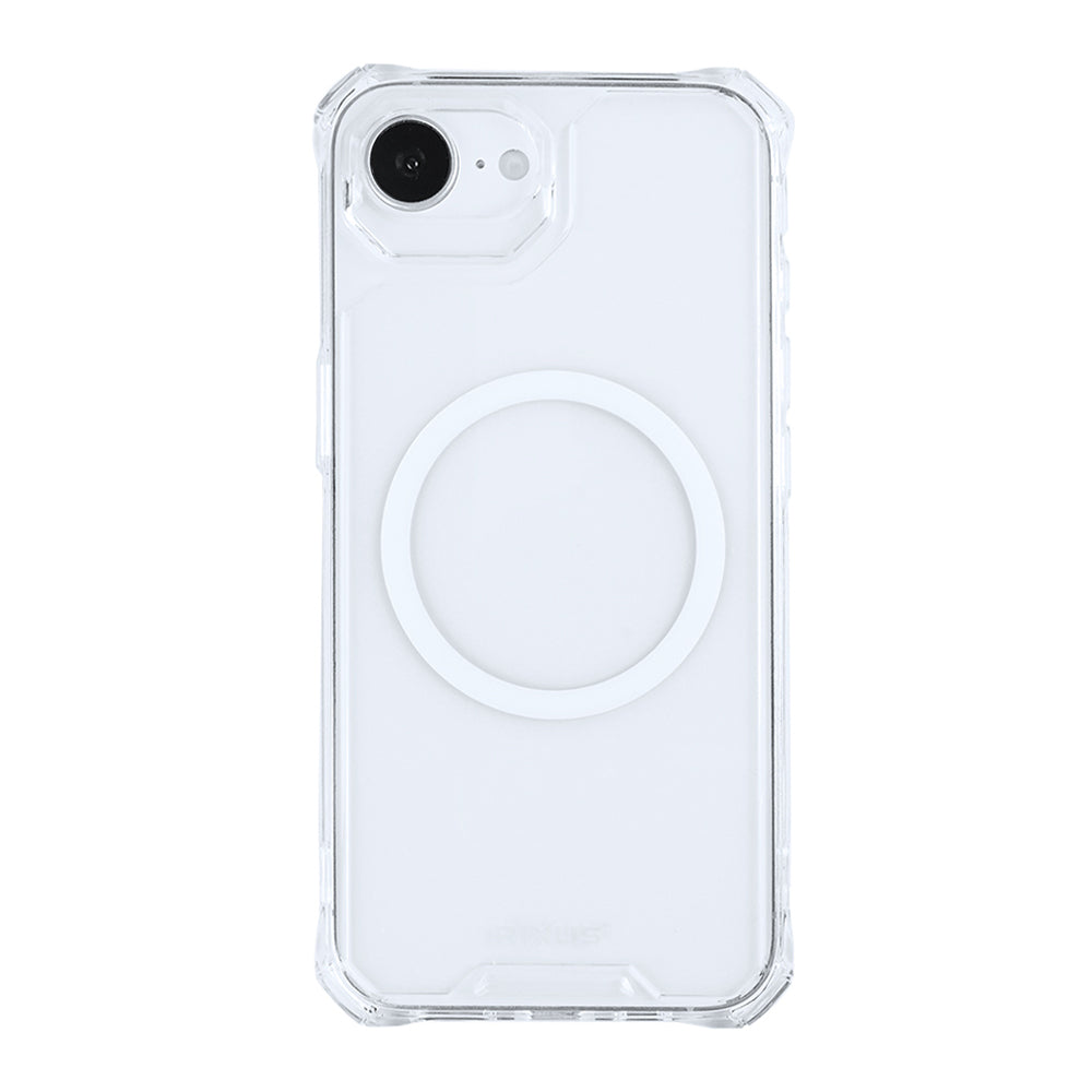 Rixus Armor-X Anti Shock Hülle mit MagSafe kompatibel für Apple iPhone 16e, 17e Transparent