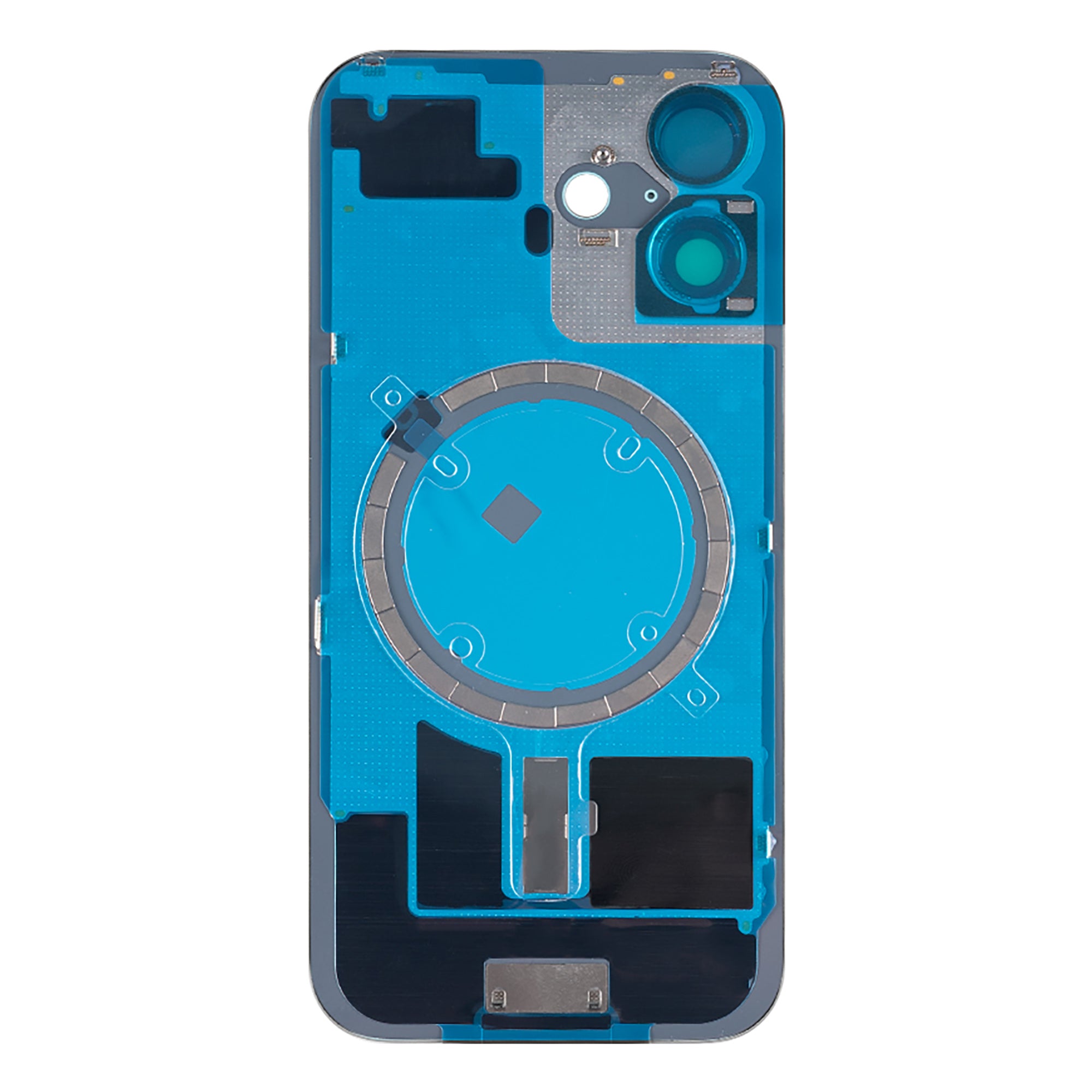 Für Apple iPhone 16 kompatibel Rückglas ohne NFC mit großem Kamerarahmen, Farbe wählbar – Bild 14