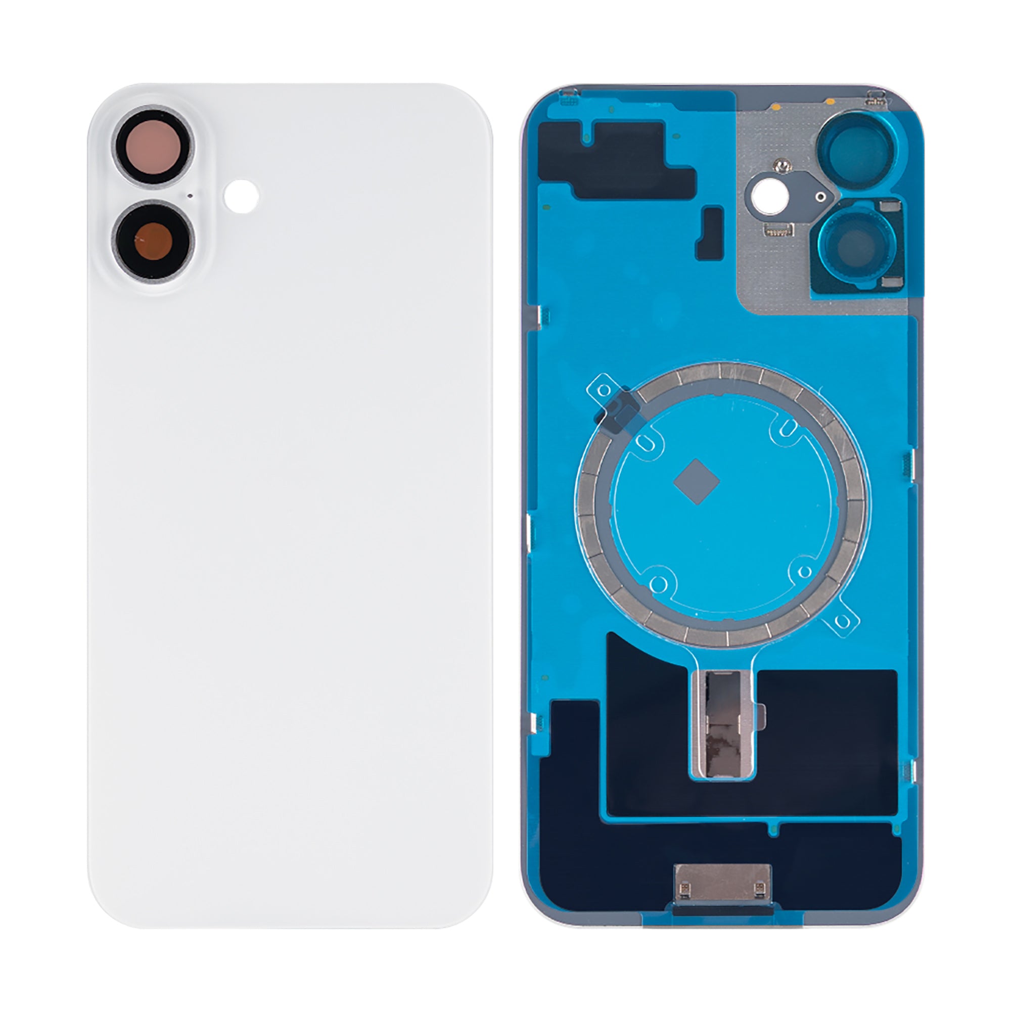 Für Apple iPhone 16 Plus kompatibel Rückglas ohne NFC mit großem Kamerarahmen, Farbe wählbar – Bild 15