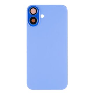Für Apple iPhone 16 Plus kompatibel Rückglas ohne NFC mit großem Kamerarahmen, Farbe wählbar
