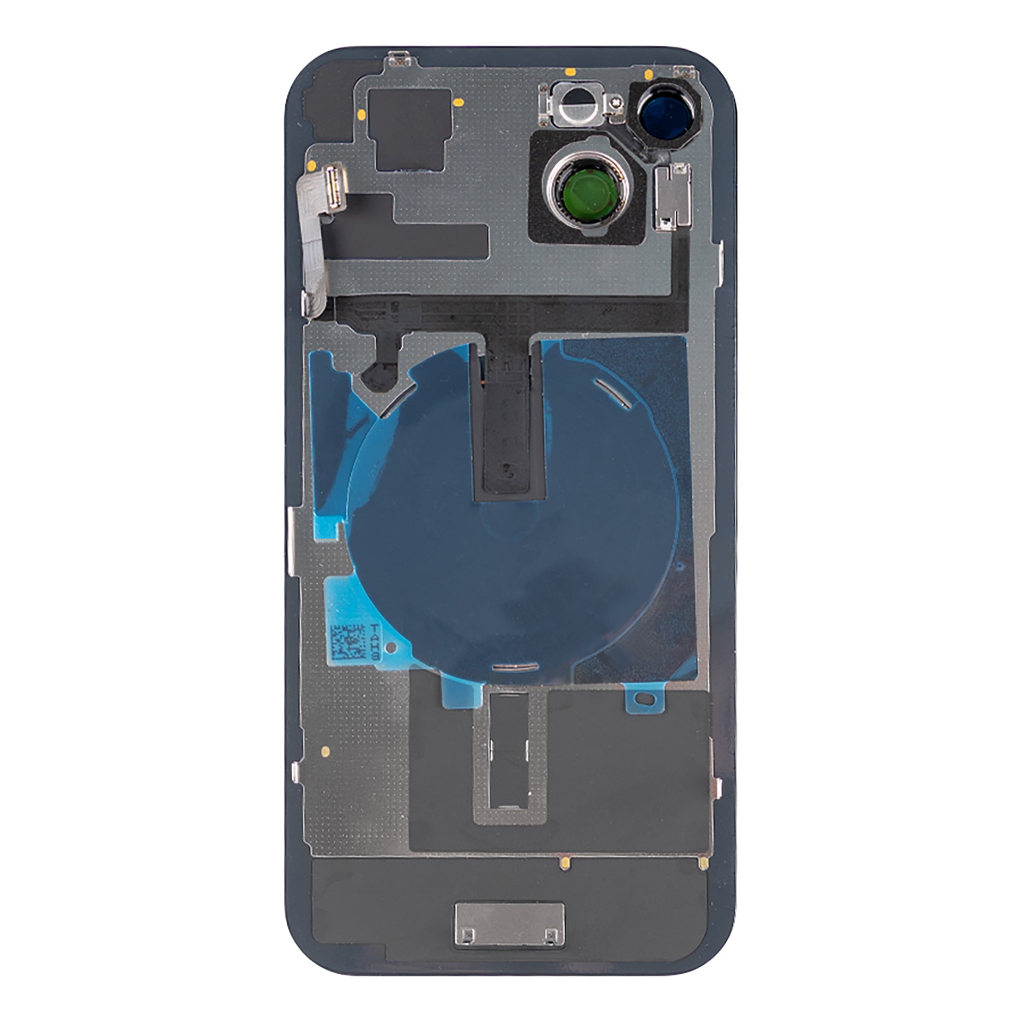 Für Apple iPhone 15 Rückglas mit NFC, Enlarged Kamera Rahmen Black kompatibel – Bild 2