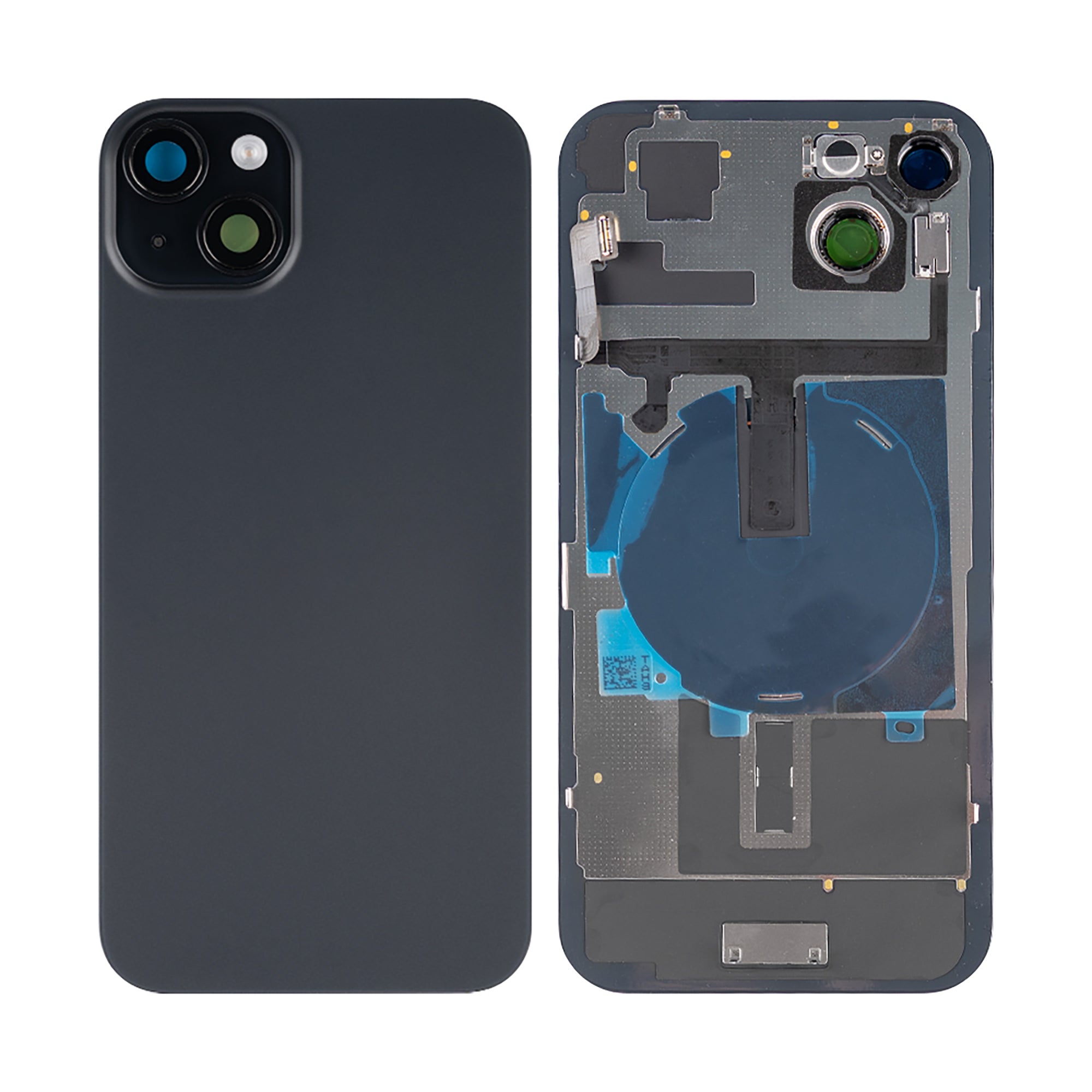 Für Apple iPhone 15 Rückglas mit NFC, Enlarged Kamera Rahmen Black kompatibel – Bild 3