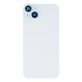 Für Apple iPhone 15 Rückglas mit NFC, Enlarged Kamera Rahmen Blue kompatibel