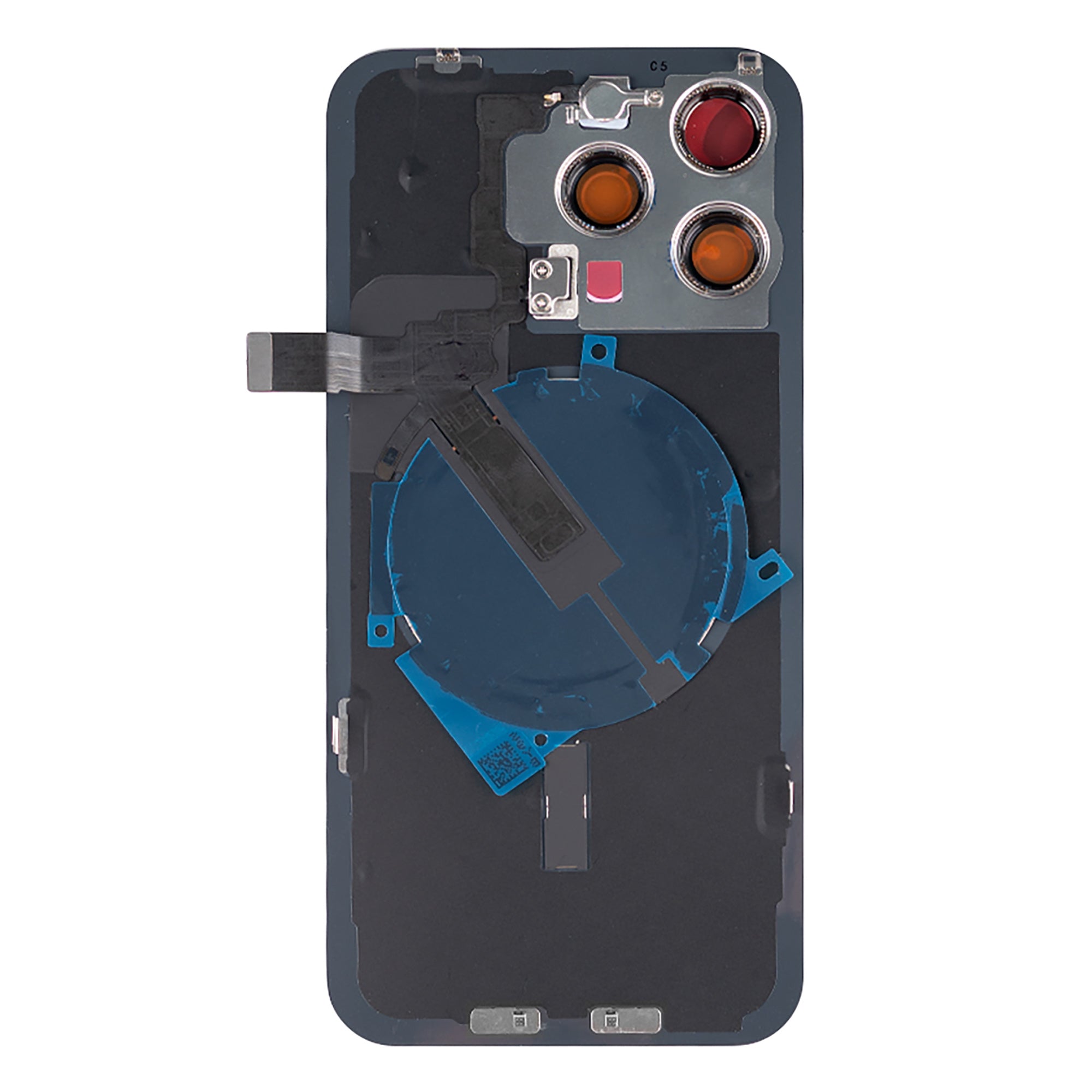 Für Apple iPhone 15 Pro Max Rückglas mit NFC, Enlarged Kamera Rahmen Natural Titanium kompatibel – Bild 2