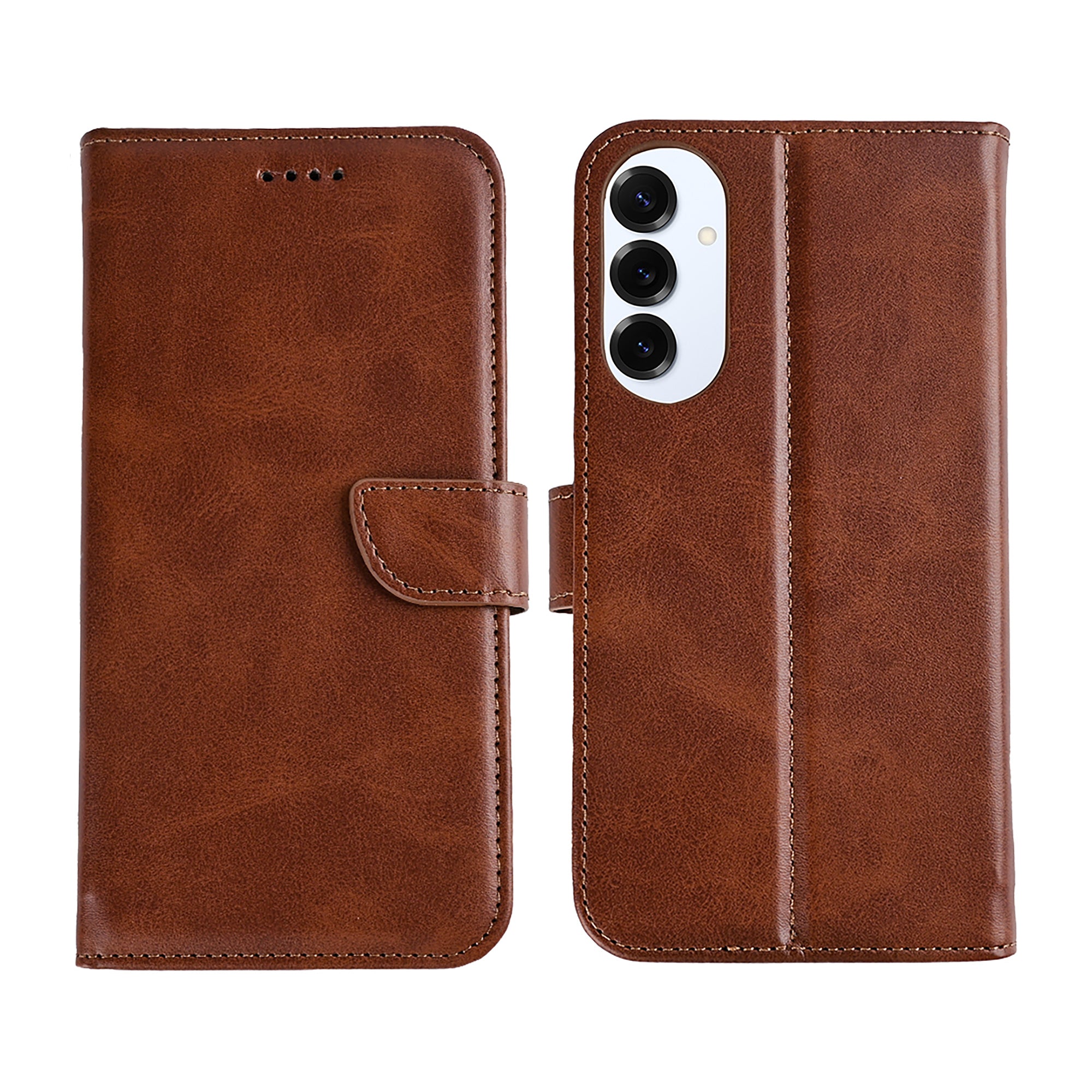 Rixus Buchhülle für Samsung Galaxy S25 Edge Brown – Bild 3