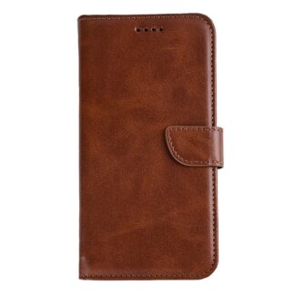 Rixus Buchhülle für Samsung Galaxy S25 Edge Brown