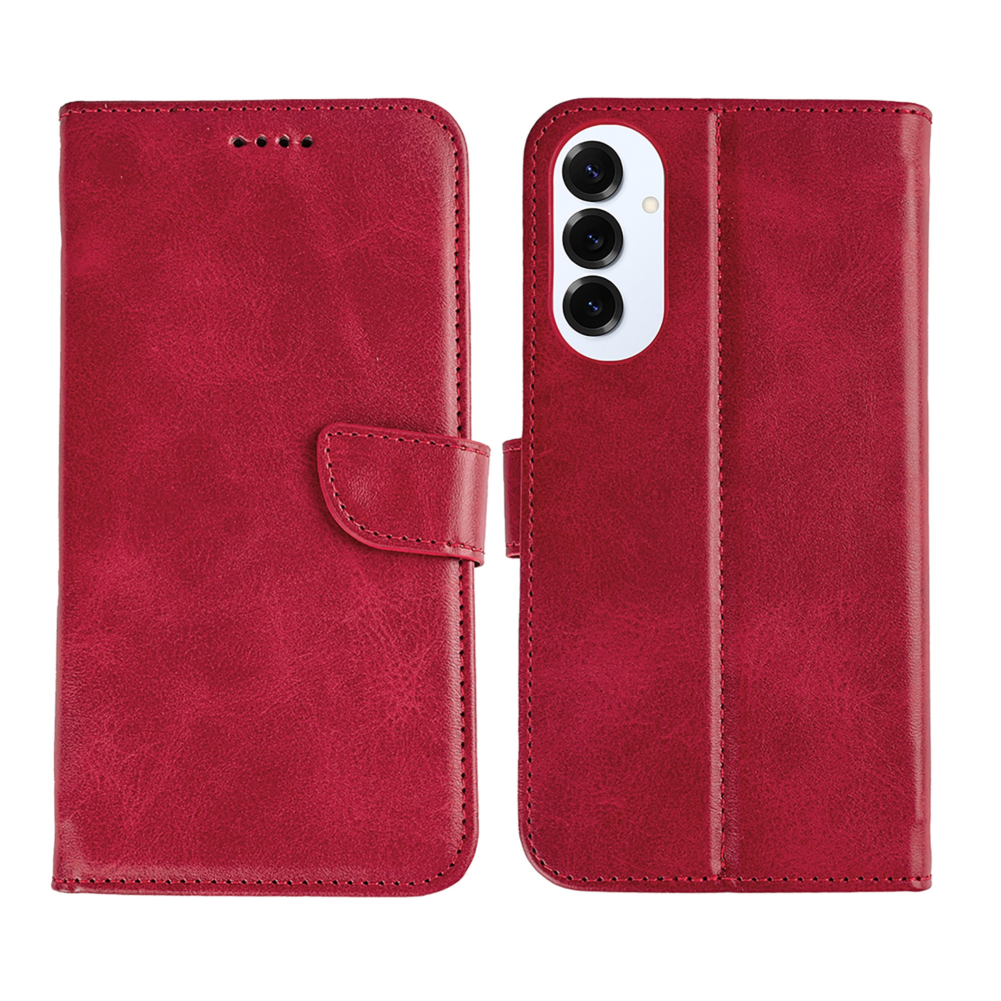 Rixus Buchhülle für Samsung Galaxy S25 Edge Dark Red – Bild 3