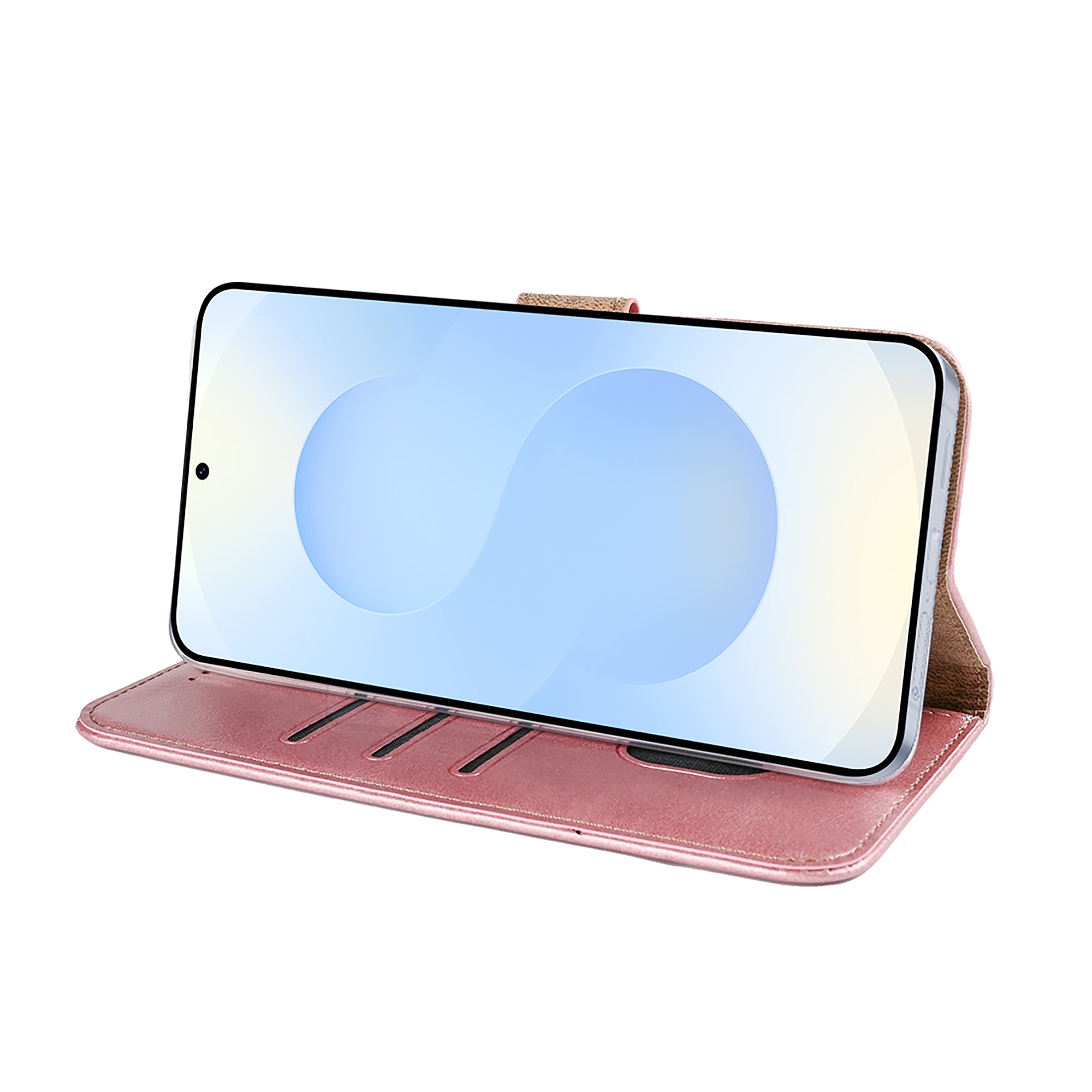 Rixus Buchhülle für Samsung Galaxy S25 Edge Pink – Bild 6