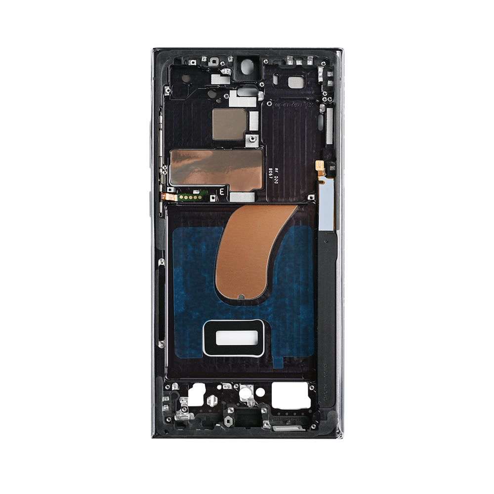 Samsung Galaxy S23 Ultra S918B Middle Rahmen Graphite, Red OEM