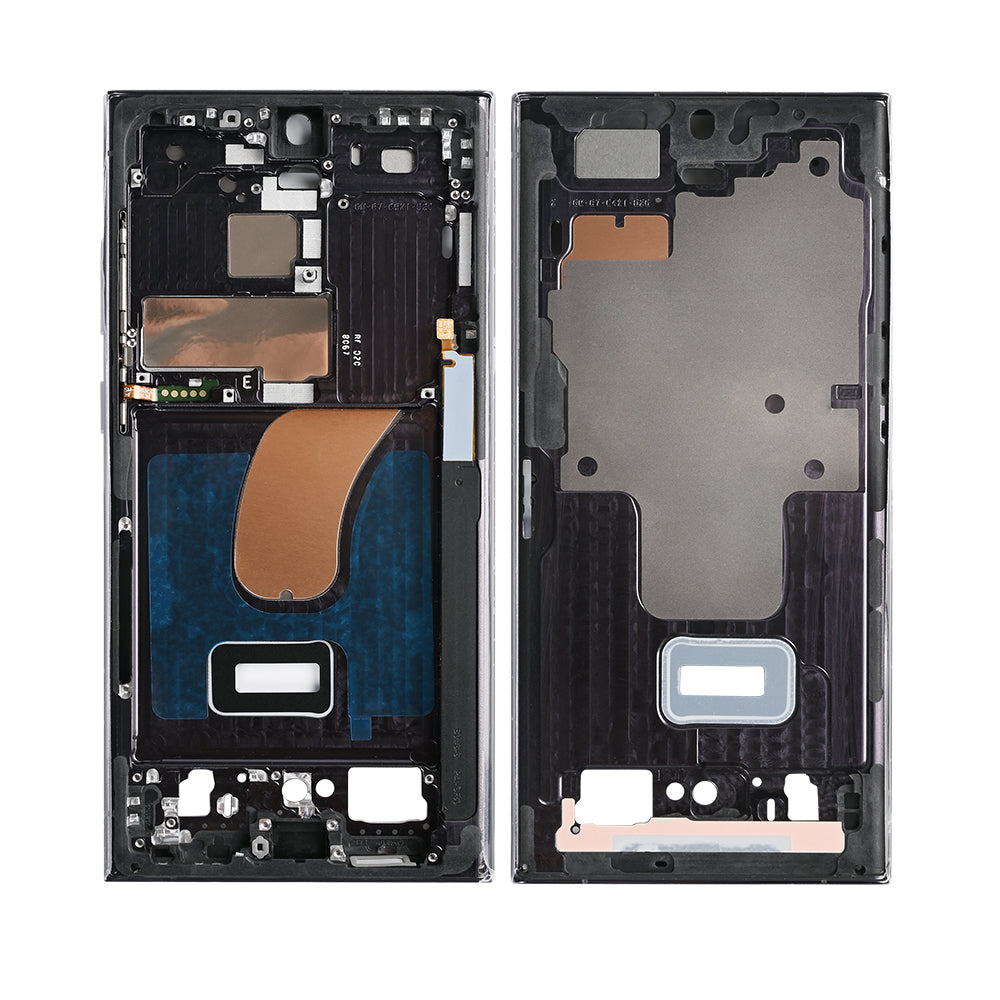 Samsung Galaxy S23 Ultra S918B Middle Rahmen Graphite, Red OEM – Bild 3