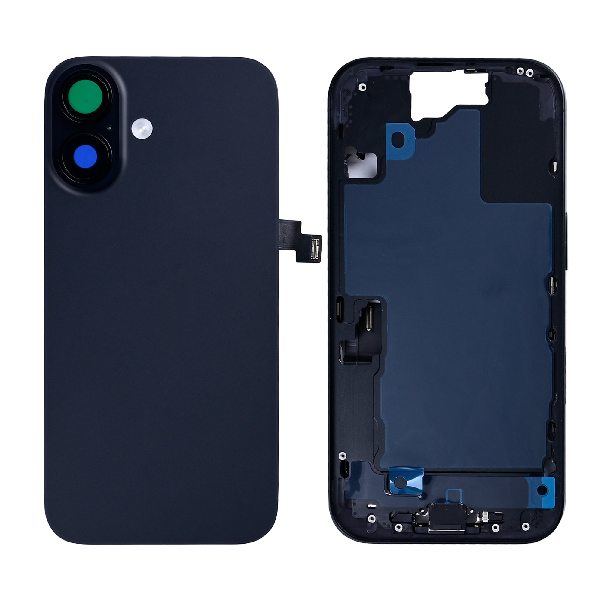 Für Apple iPhone 16 Gehäuse mit Kleinteilen Black OEM – Bild 2