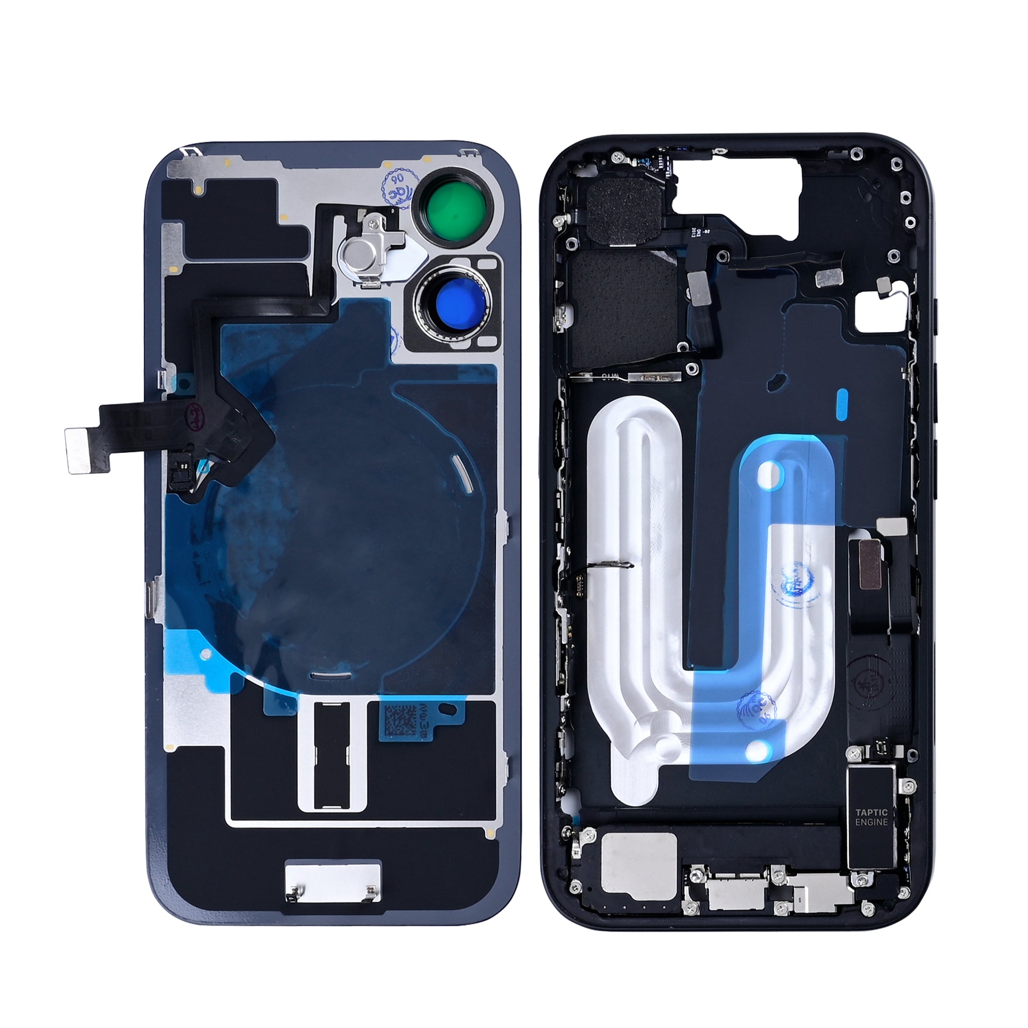 Für Apple iPhone 16 Gehäuse mit Kleinteilen Black OEM – Bild 3