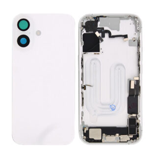 Für Apple iPhone 16 Gehäuse mit Kleinteilen White OEM