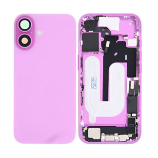 Für Apple iPhone 16 Gehäuse mit Kleinteilen Pink OEM