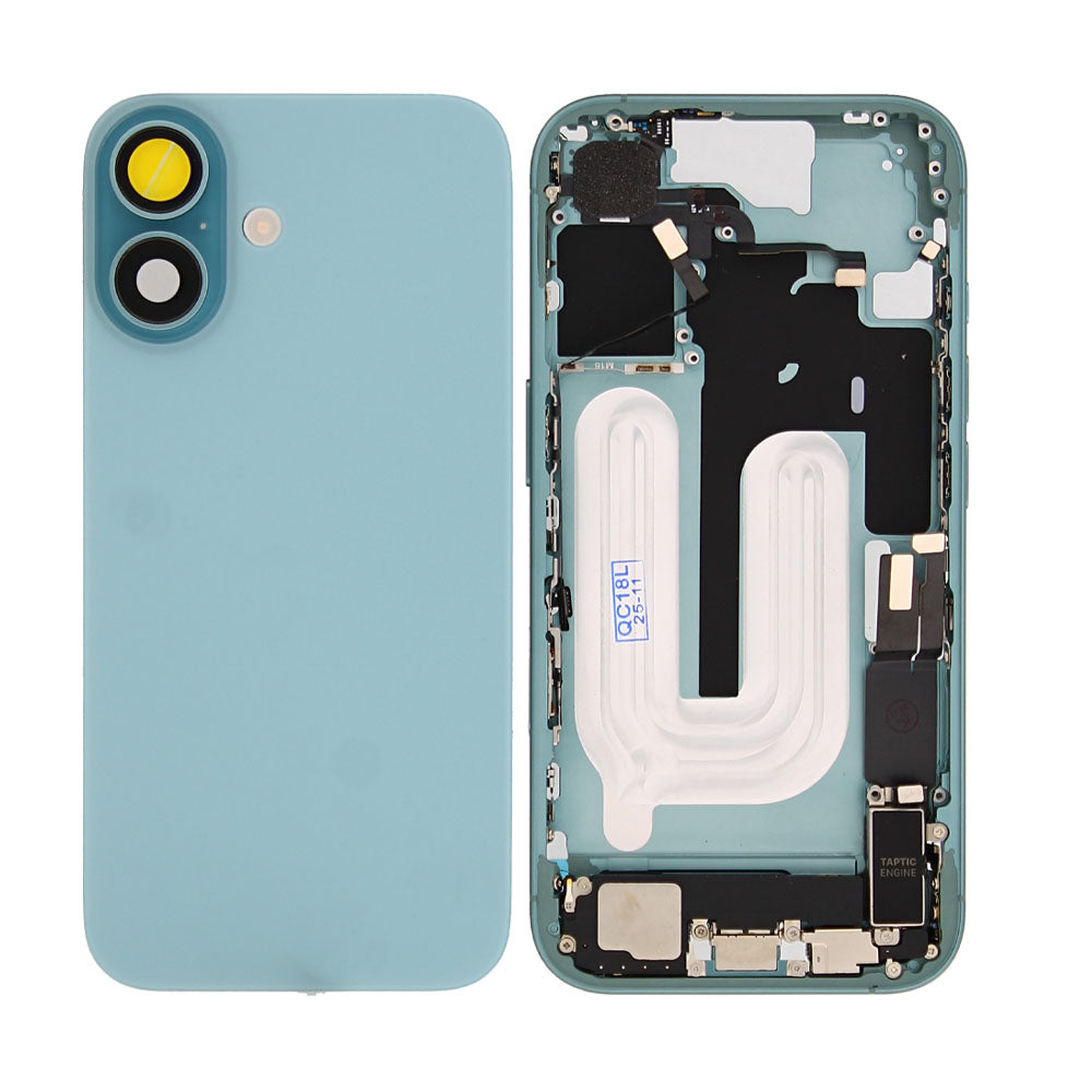 Für Apple iPhone 16 Gehäuse mit Kleinteilen Teal OEM