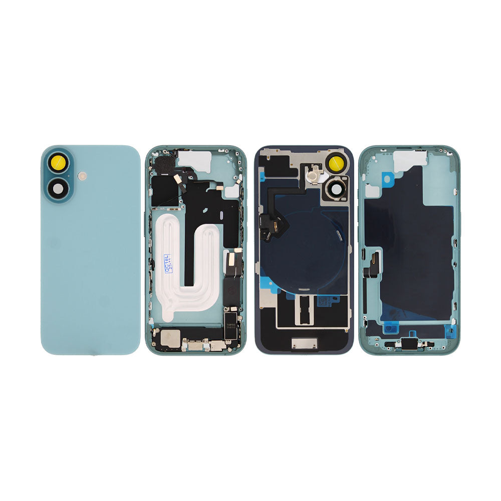 Für Apple iPhone 16 Gehäuse mit Kleinteilen Teal OEM – Bild 3