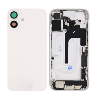 Für Apple iPhone 16 Plus Gehäuse mit Kleinteilen White OEM