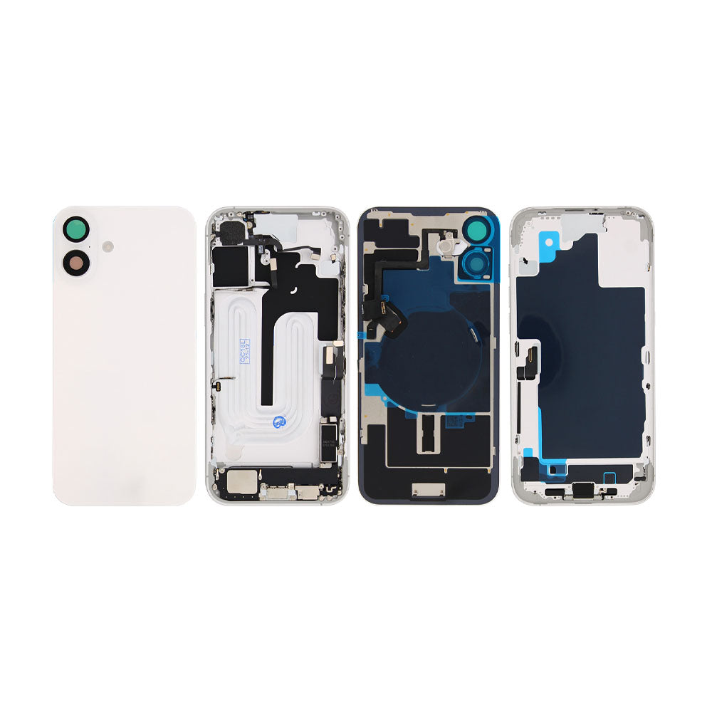 Für Apple iPhone 16 Plus Gehäuse mit Kleinteilen White OEM – Bild 3