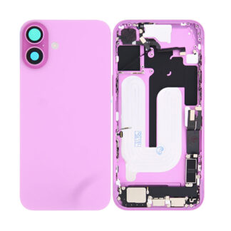 Für Apple iPhone 16 Plus Gehäuse mit Kleinteilen Pink OEM