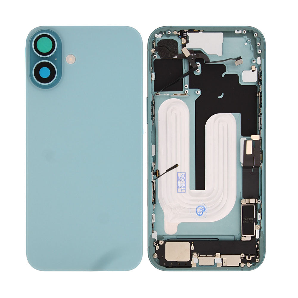 Für Apple iPhone 16 Plus Gehäuse mit Kleinteilen Teal OEM