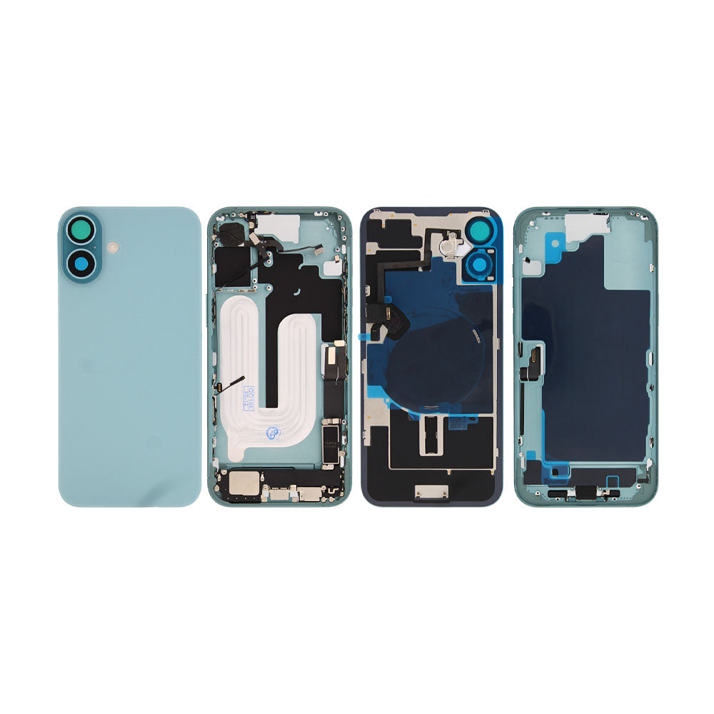 Für Apple iPhone 16 Plus Gehäuse mit Kleinteilen Teal OEM – Bild 3