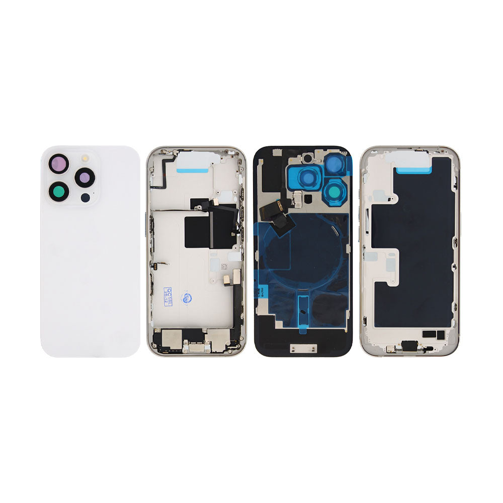 Für Apple iPhone 16 Pro Gehäuse mit Kleinteilen White Titanium OEM – Bild 3