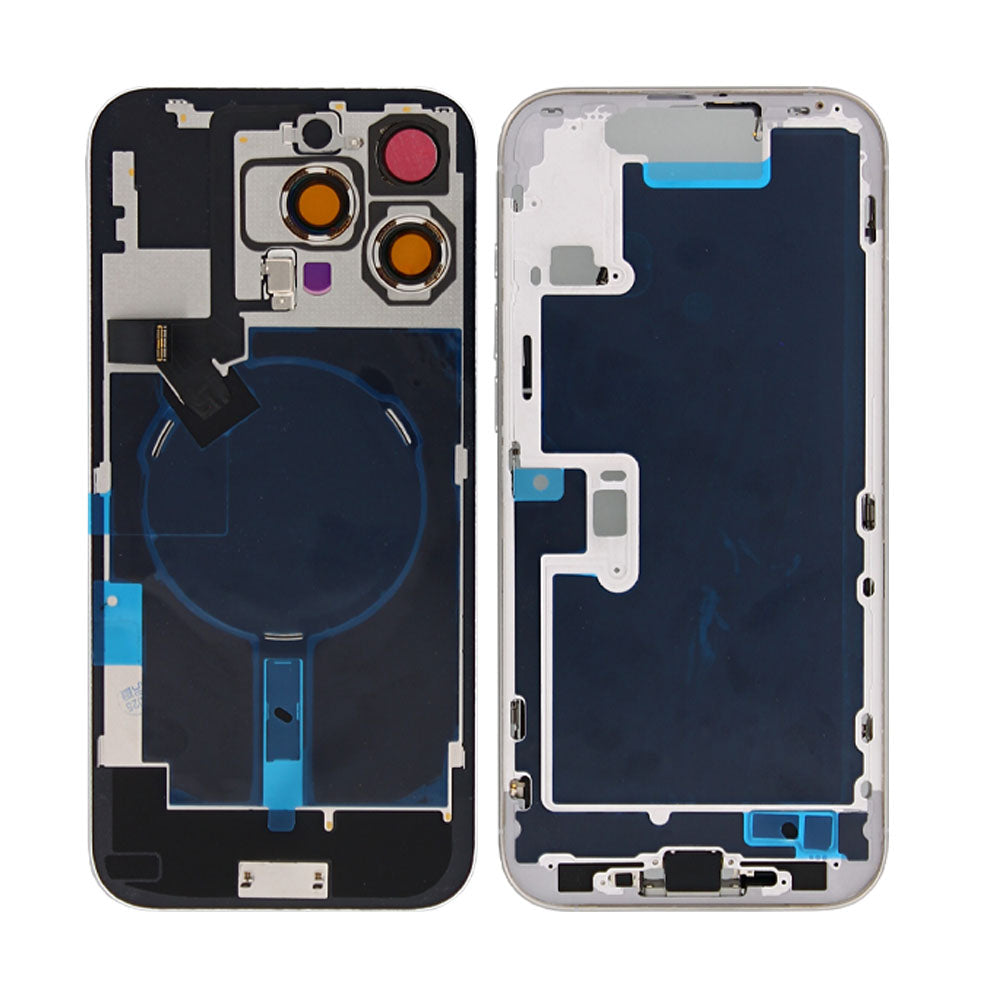 Für Apple iPhone 16 Pro Max Gehäuse mit Kleinteilen White Titanium OEM – Bild 2