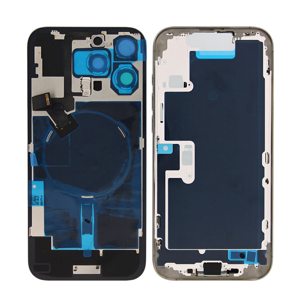 Für Apple iPhone 16 Pro Max Gehäuse mit Kleinteilen Natural Titanium OEM – Bild 2