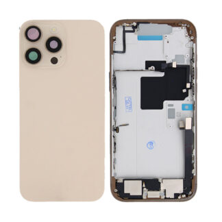 Für Apple iPhone 16 Pro Max Gehäuse mit Kleinteilen Desert Titanium OEM