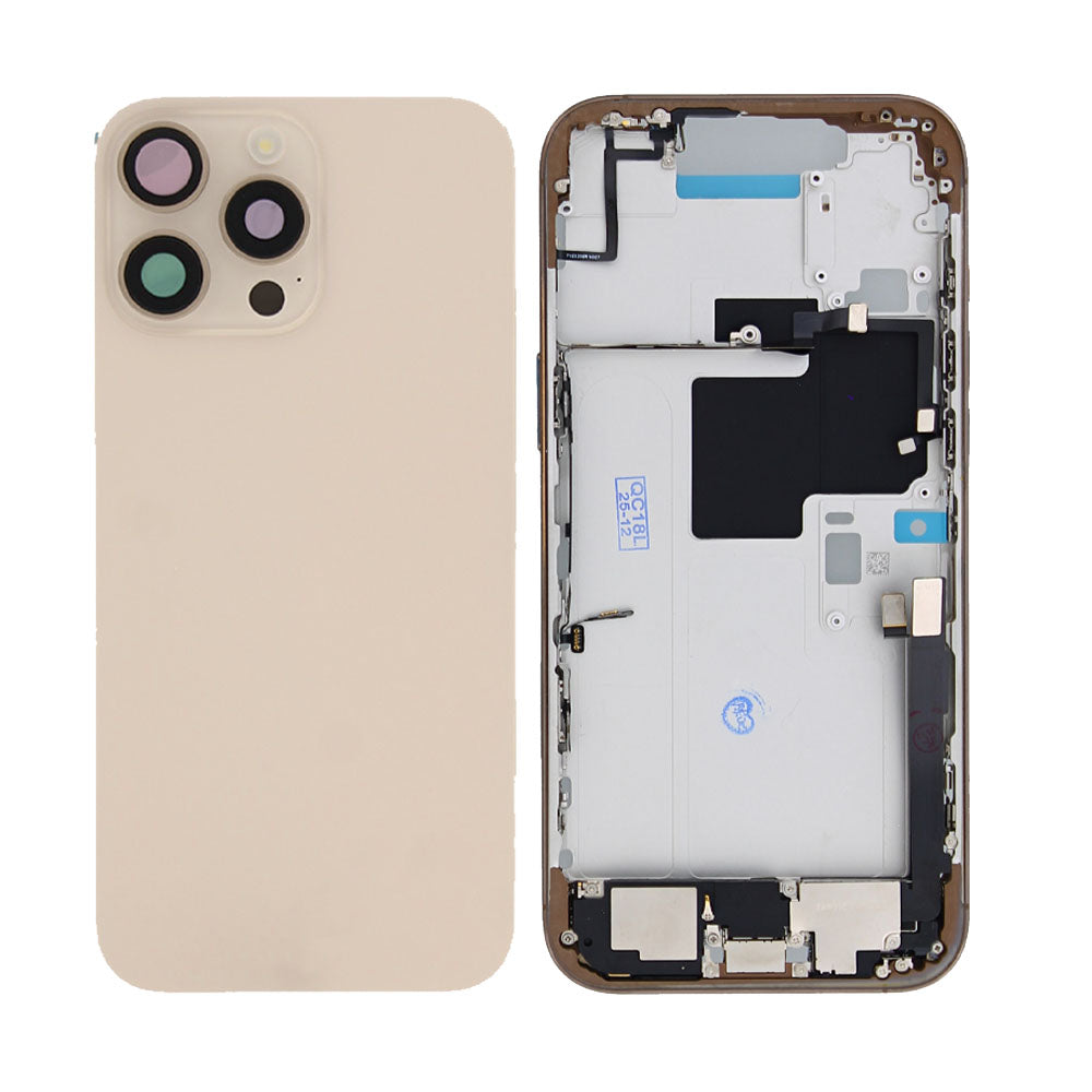 Für Apple iPhone 16 Pro Max Gehäuse mit Kleinteilen Desert Titanium OEM