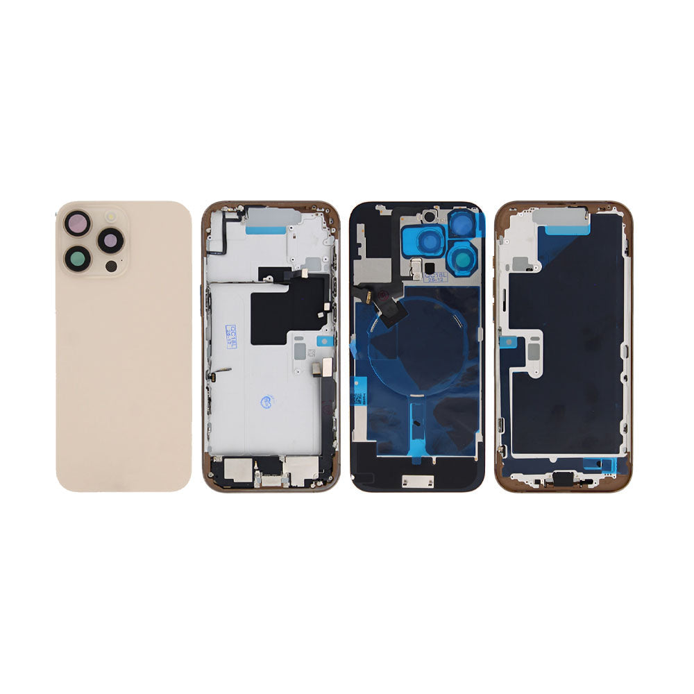Für Apple iPhone 16 Pro Max Gehäuse mit Kleinteilen Desert Titanium OEM – Bild 3
