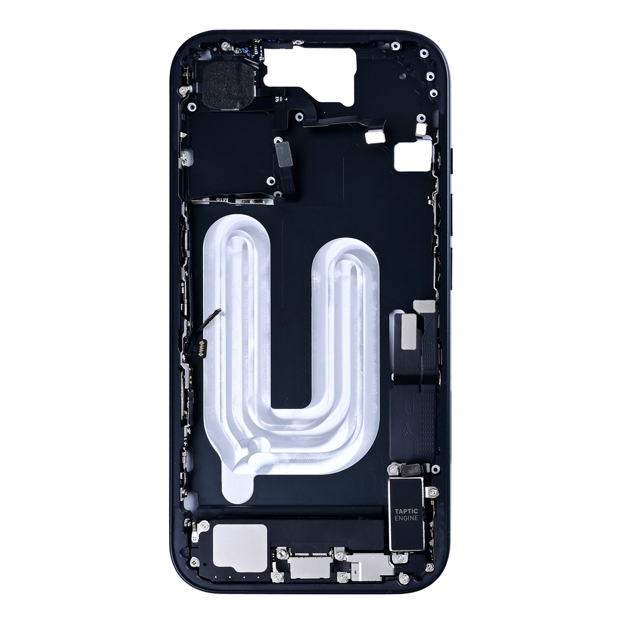 Für Apple iPhone 16 Middle Rahmen Black OEM