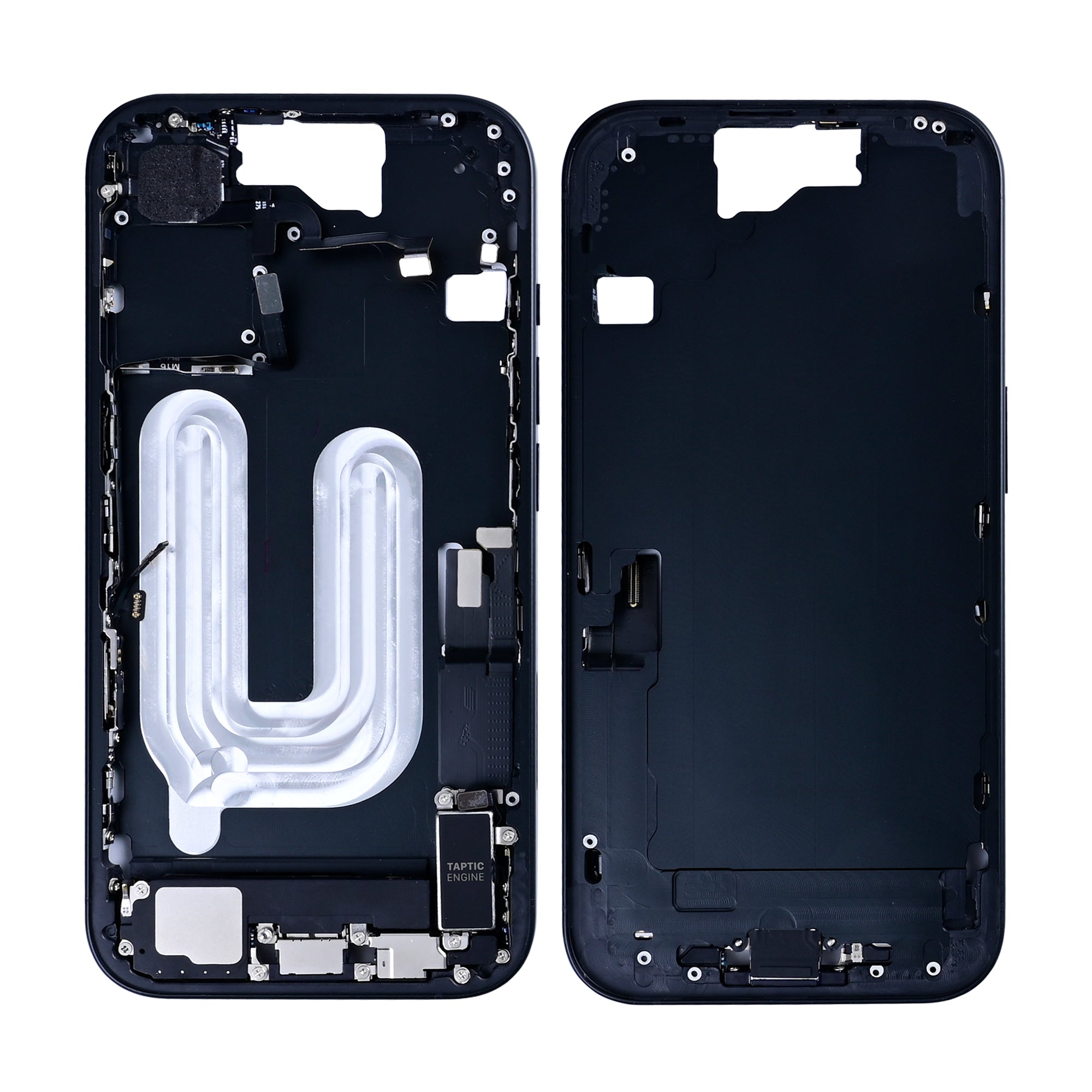 Für Apple iPhone 16 Middle Rahmen Black OEM – Bild 3