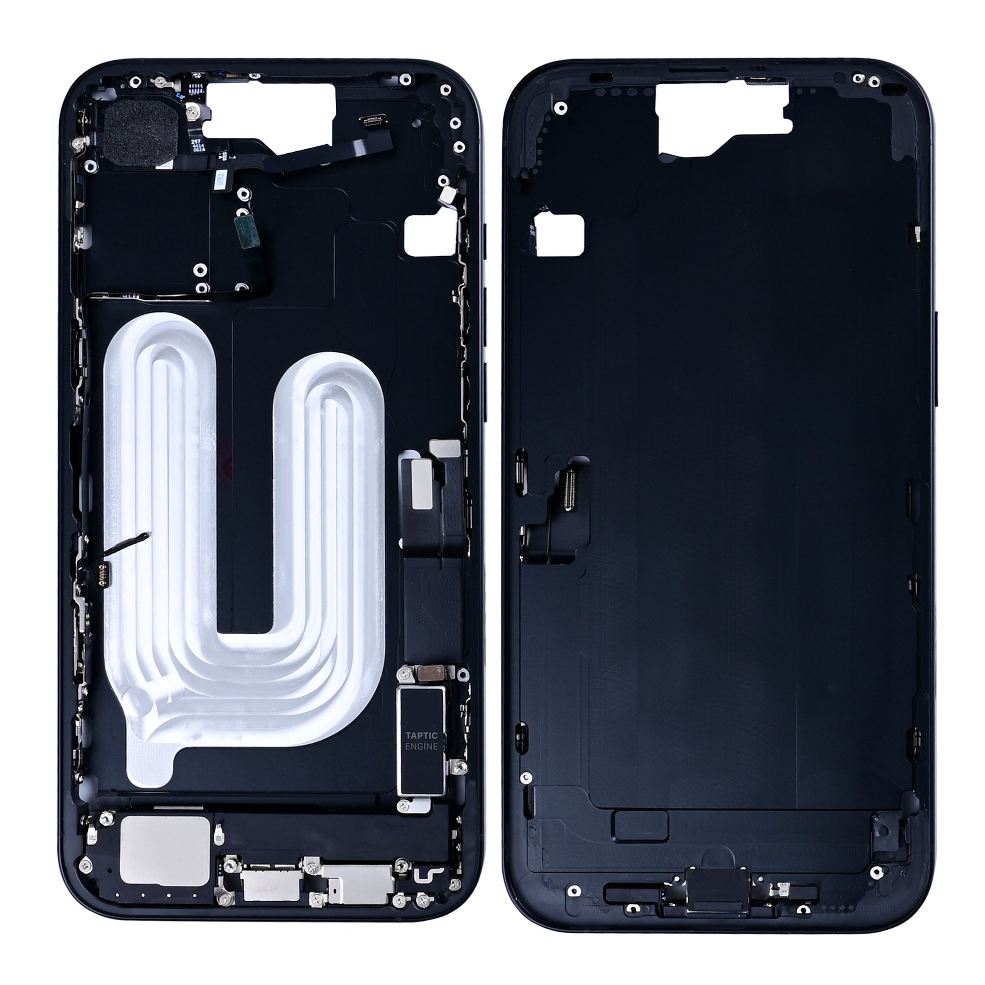 Für Apple iPhone 16 Plus Middle Rahmen Black OEM – Bild 3
