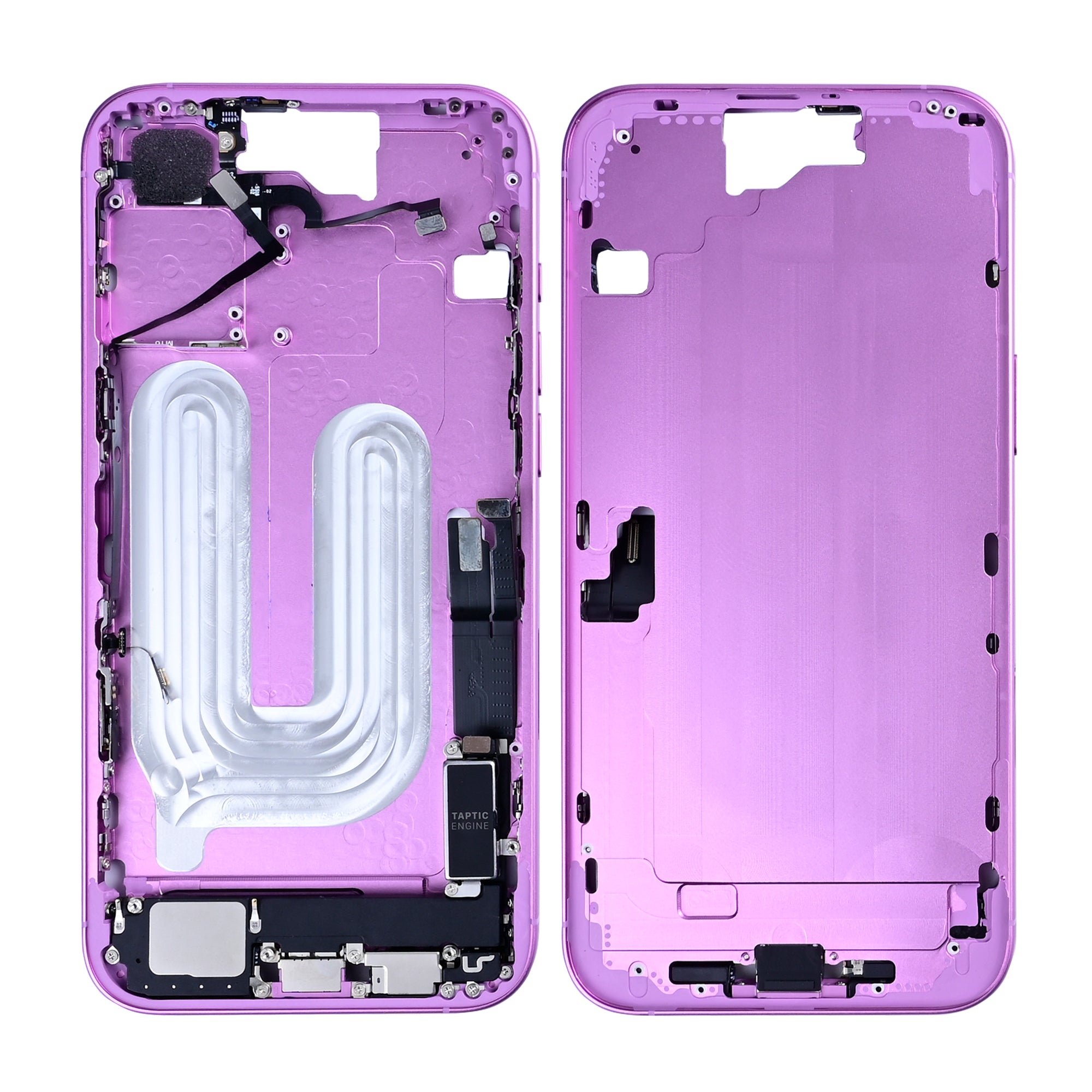 Für Apple iPhone 16 Plus Middle Rahmen Pink OEM – Bild 3