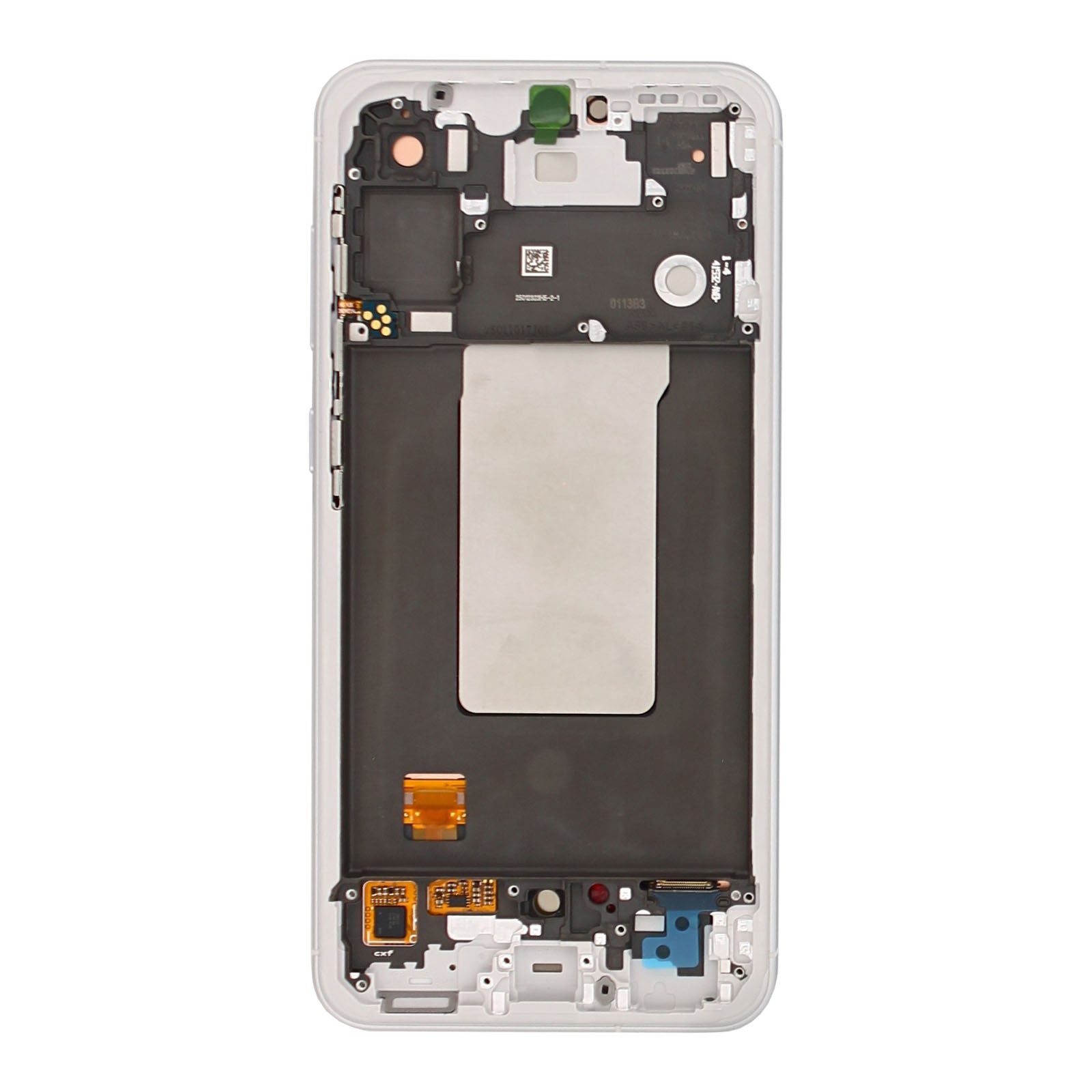 Samsung Galaxy A56 A566B Original vormontiert Display mit Rahmen Lightgray – Bild 3