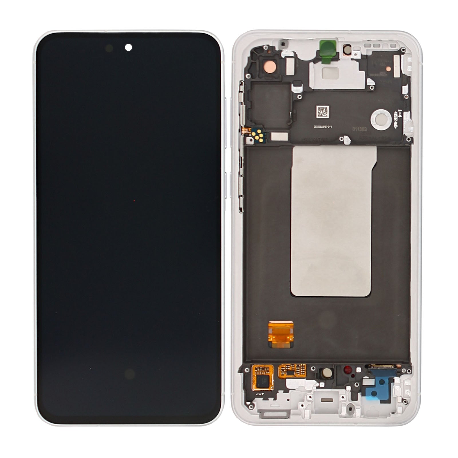 Samsung Galaxy A56 A566B Original vormontiert Display mit Rahmen Lightgray – Bild 5