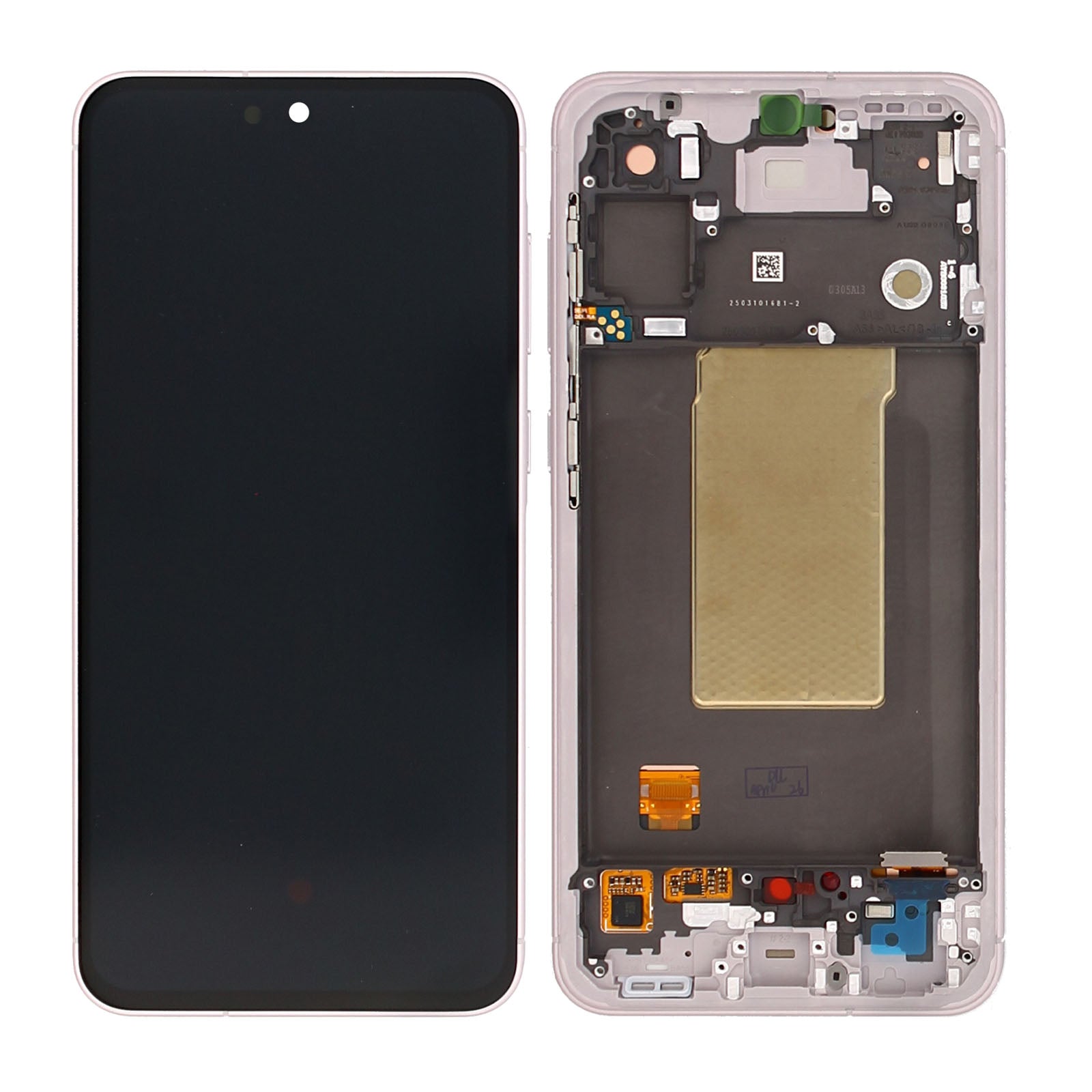 Samsung Galaxy A56 A566B Original vormontiert Display mit Rahmen Rosa – Bild 5