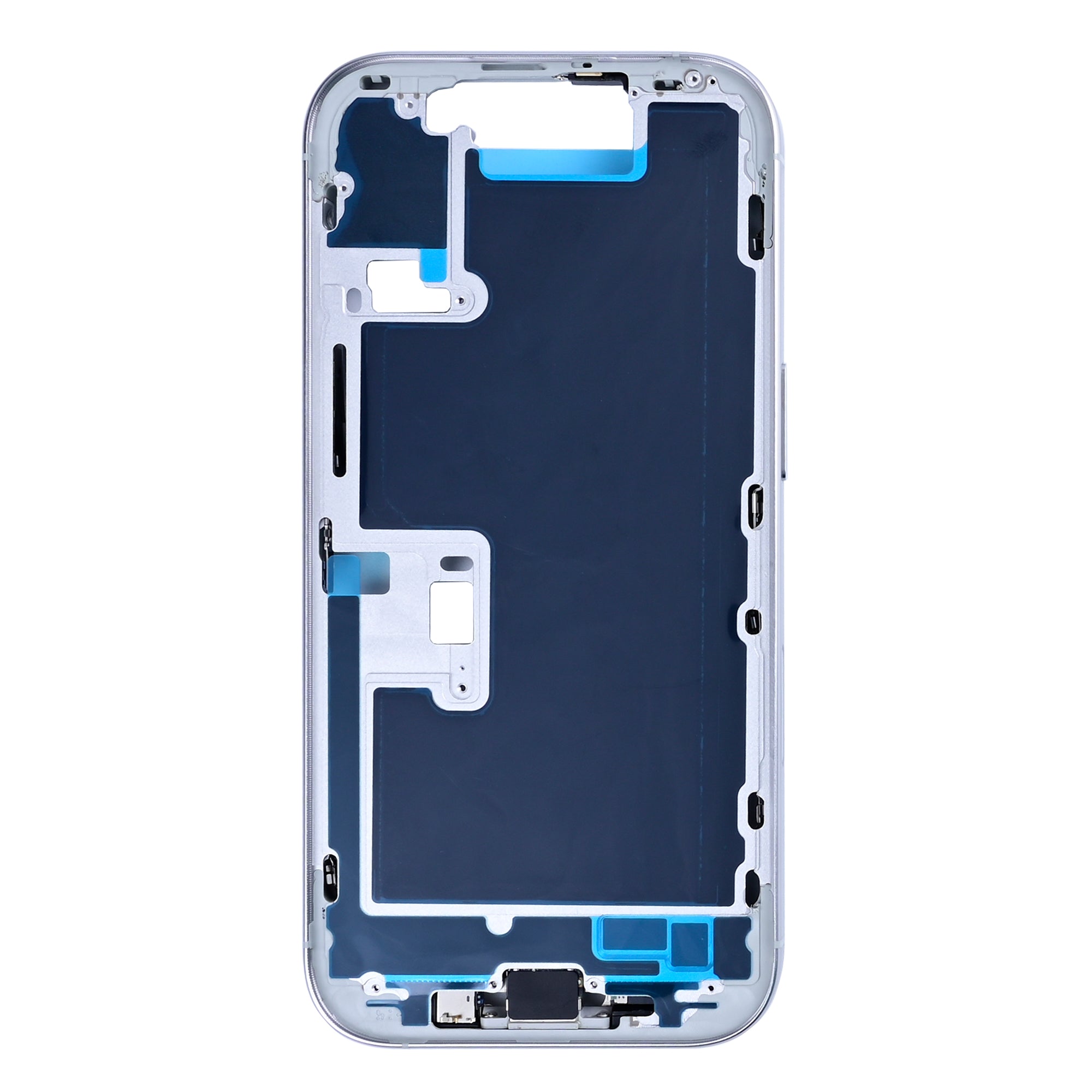 Für Apple iPhone 16 Pro Middle Rahmen White Titanium OEM – Bild 2