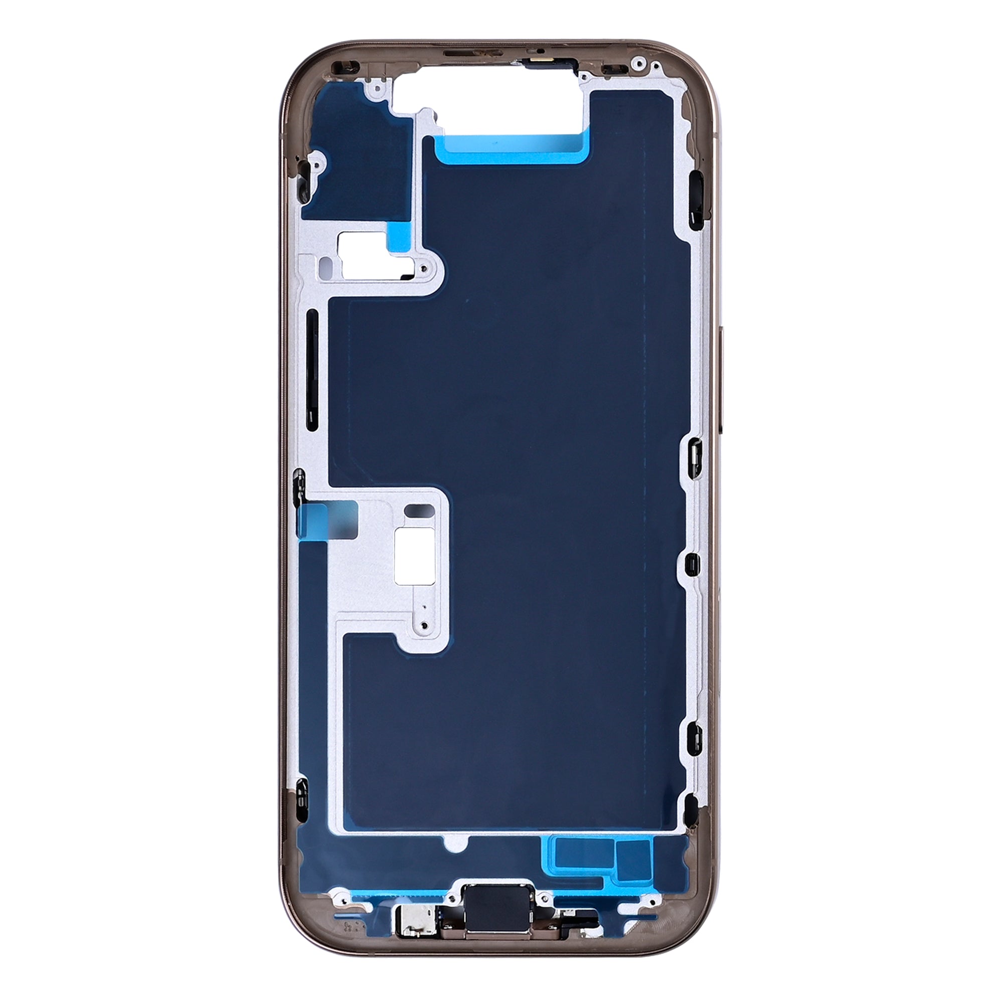 Für Apple iPhone 16 Pro Middle Rahmen Desert Titanium OEM – Bild 2