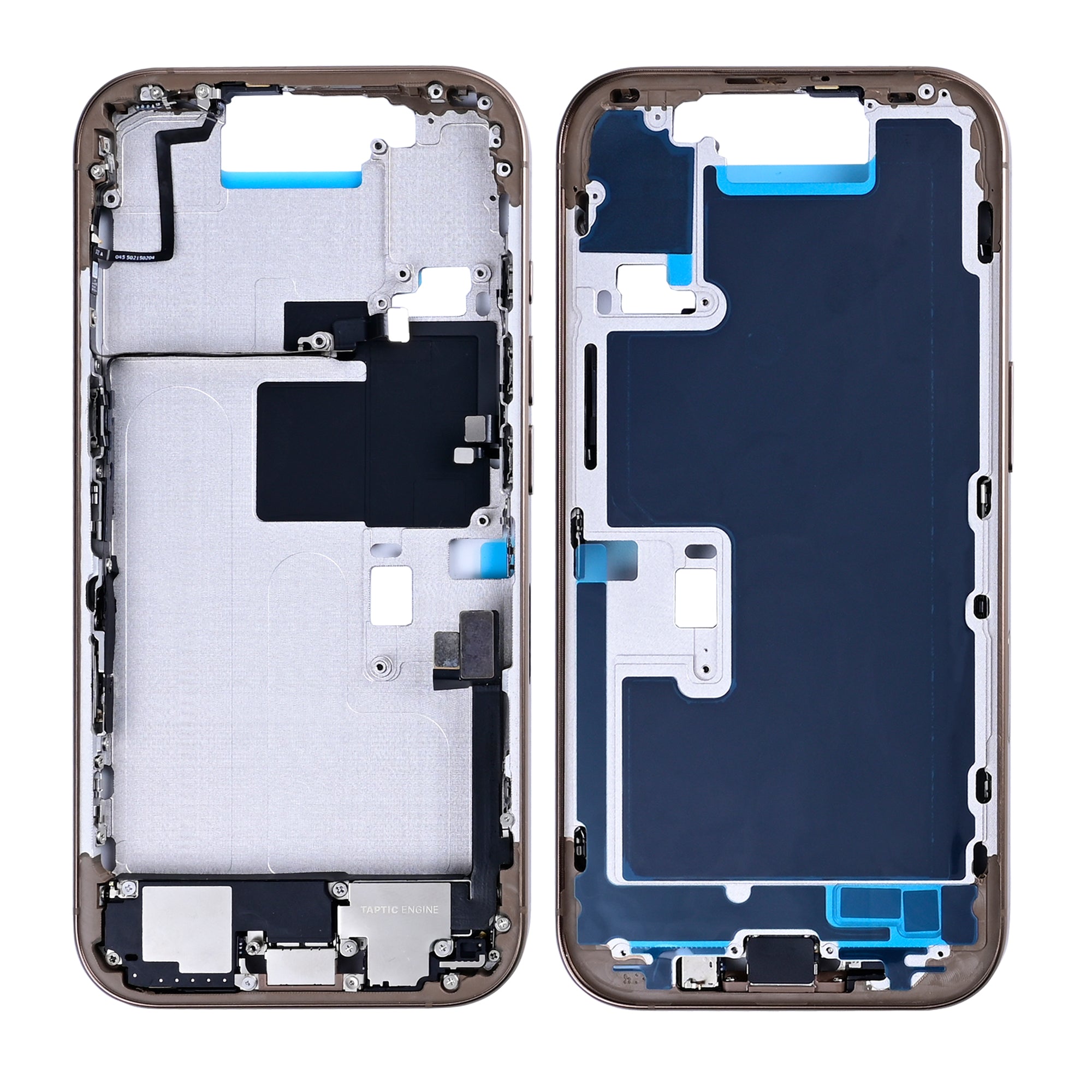 Für Apple iPhone 16 Pro Middle Rahmen Desert Titanium OEM – Bild 3