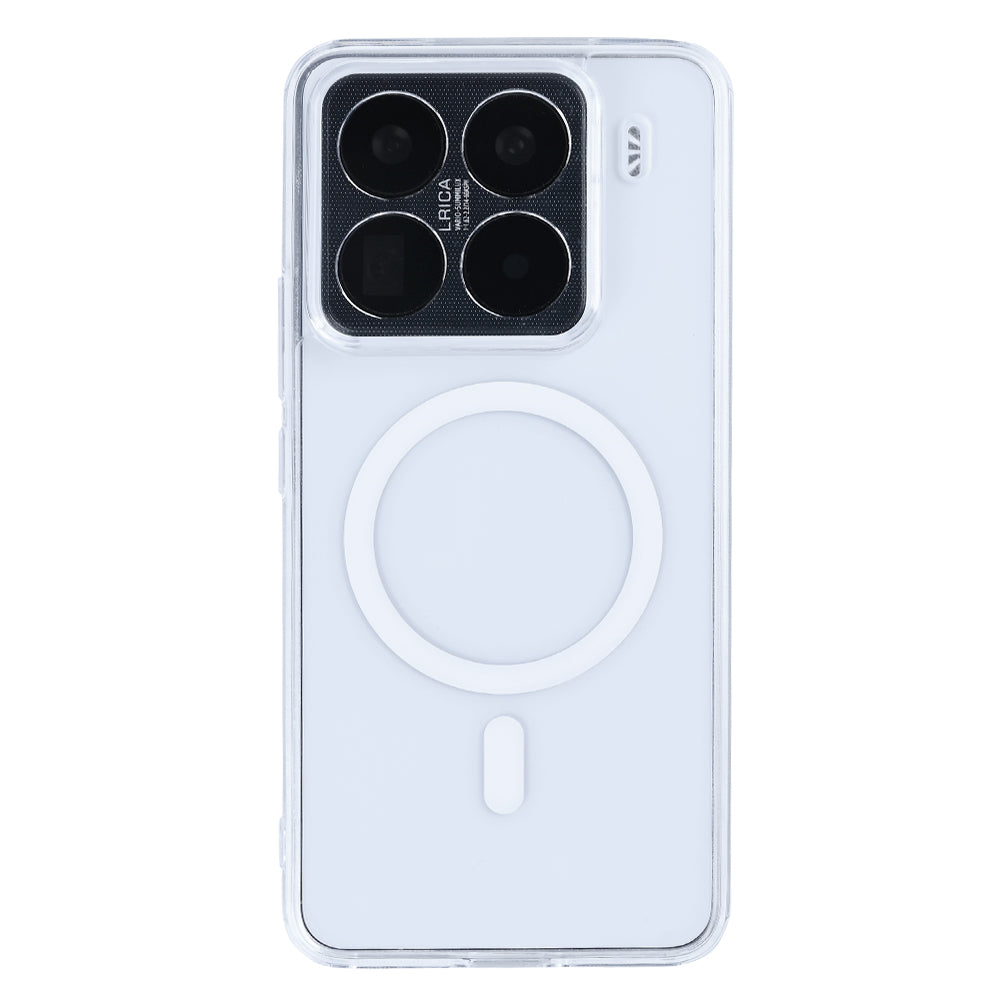 Rixus Anti-Burst Hülle mit MagSafe kompatibel für Xiaomi 15 Pro, 15S Pro Transparent