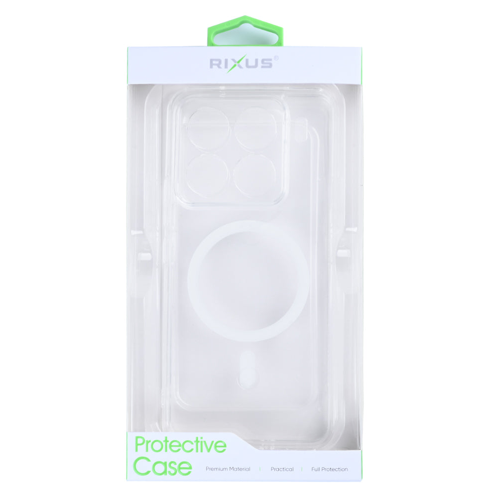 Rixus Anti-Burst Hülle mit MagSafe kompatibel für Xiaomi 15 Pro, 15S Pro Transparent – Bild 4
